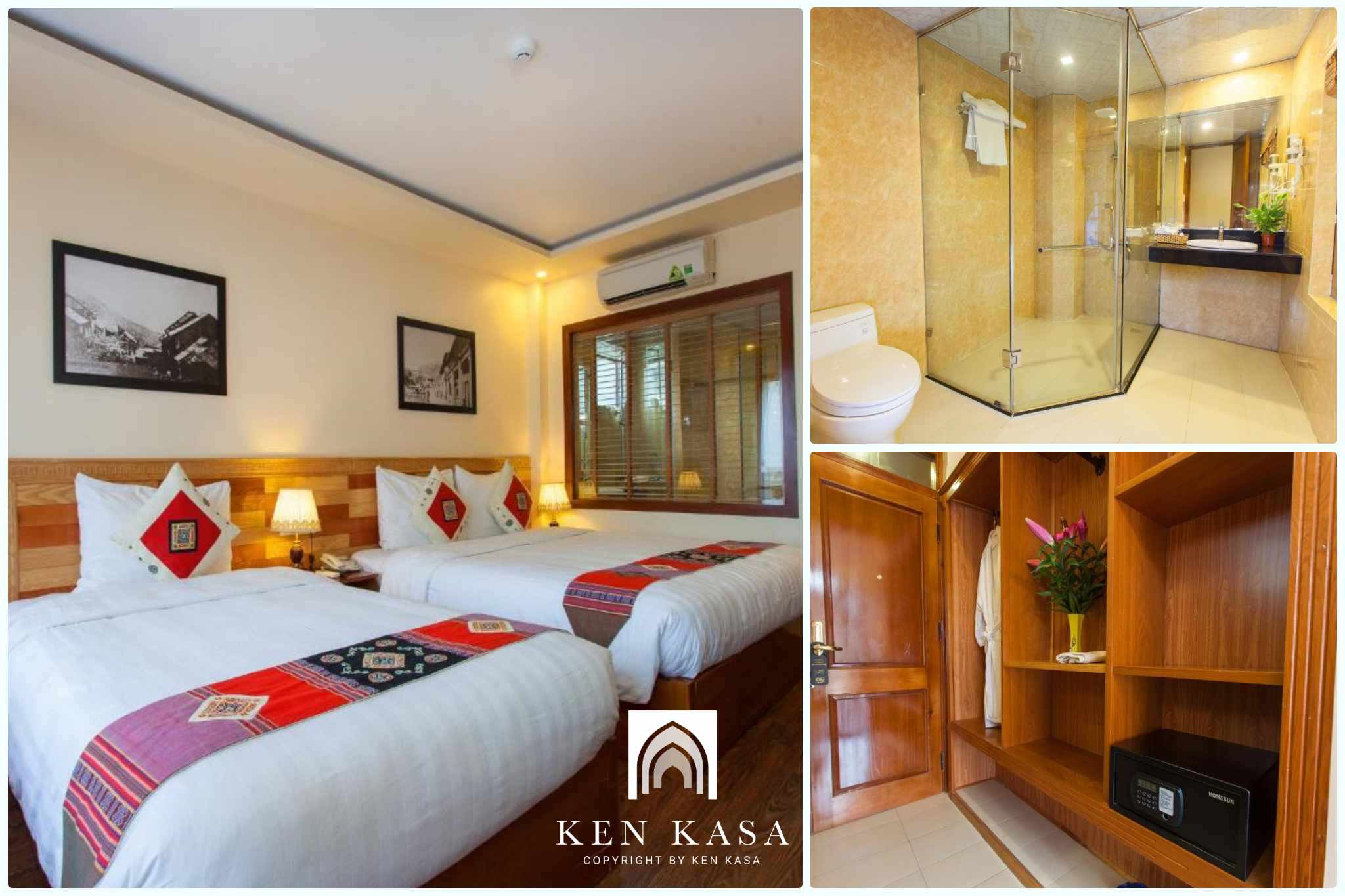 Mẫu ph&ograve;ng deluxe đẹp Sapa centre hotel 